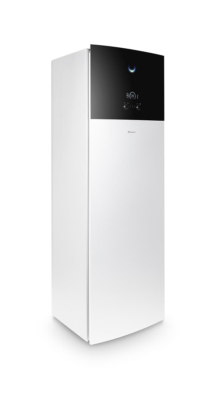 Daikin ELBX12S18E6V grindinis vidaus blokas su 180 l talpa iš kairės