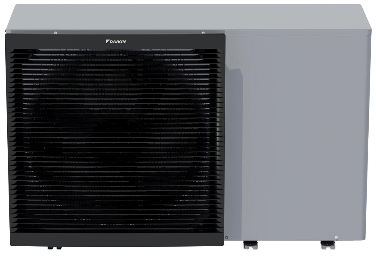 Daikin EBLA11D3W1 11 kW monoblokinio šilumos siurblio vaizdas iš priekio