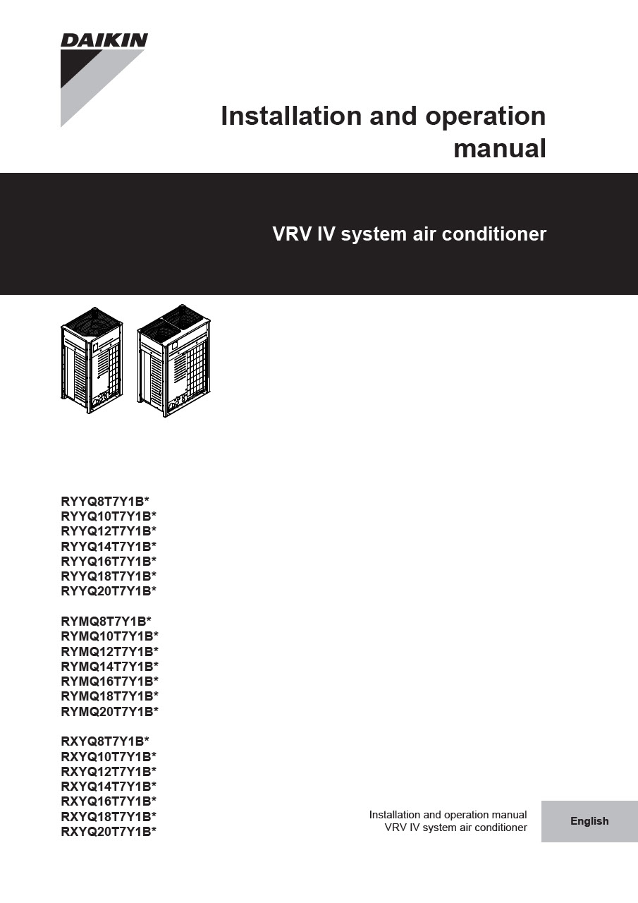 Rxyq T8 Daikin