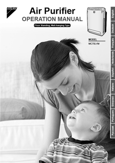 Daikin mc70l manual Clearance