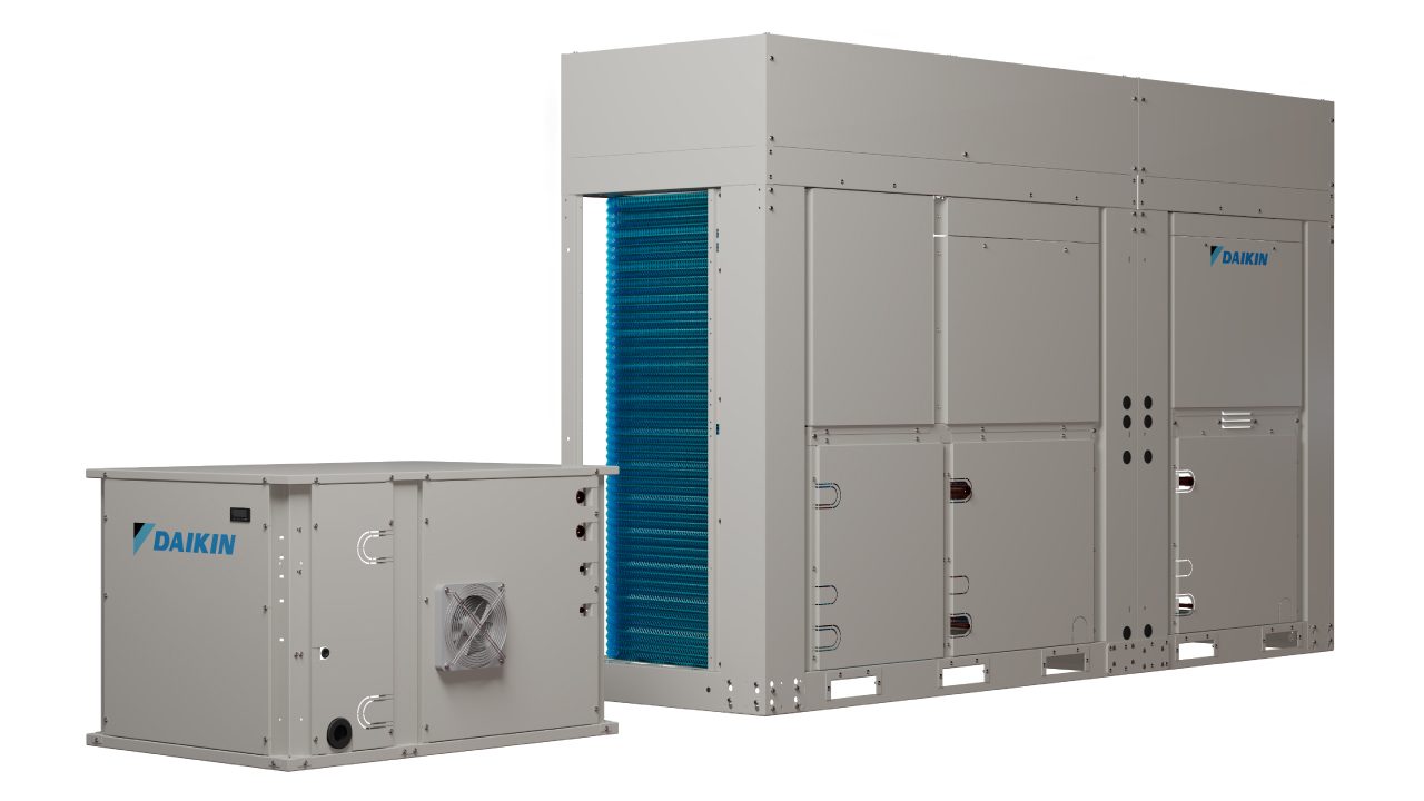 DAIKIN 給湯器 Introducing the R-32 Small Inverter Chiller in the Split version