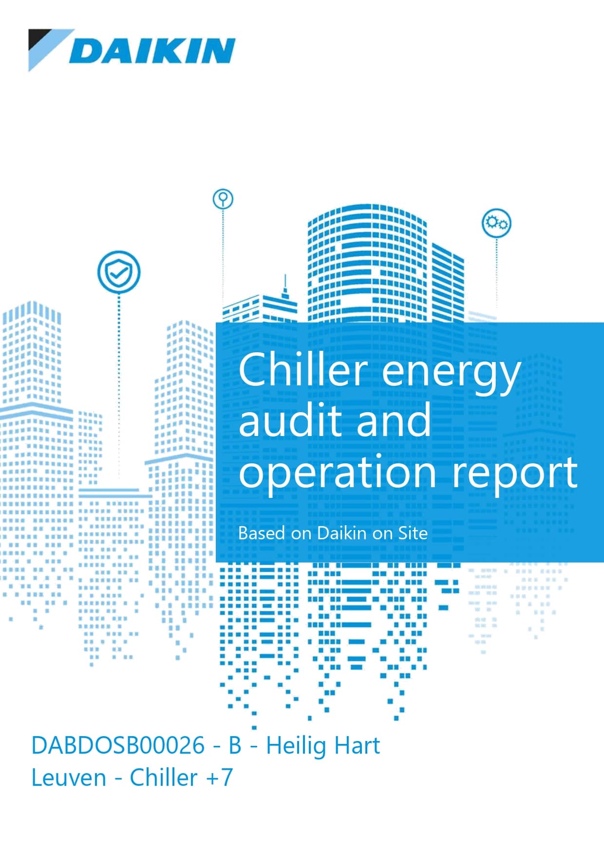Picture 3: Energy report based on Daikin on site